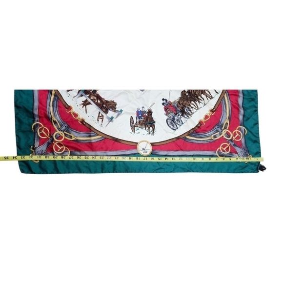 WARDEN BROOKS LIMITED Designer Silk Scarf Size34''x34'' - Picture 8 of 9